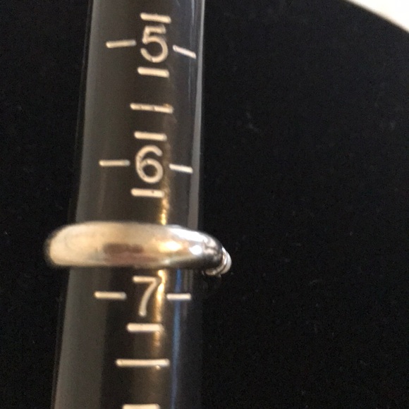 ANN KING STERLING/18K BLUE TOPAZ GEMSTONE RING - Picture 8 of 8